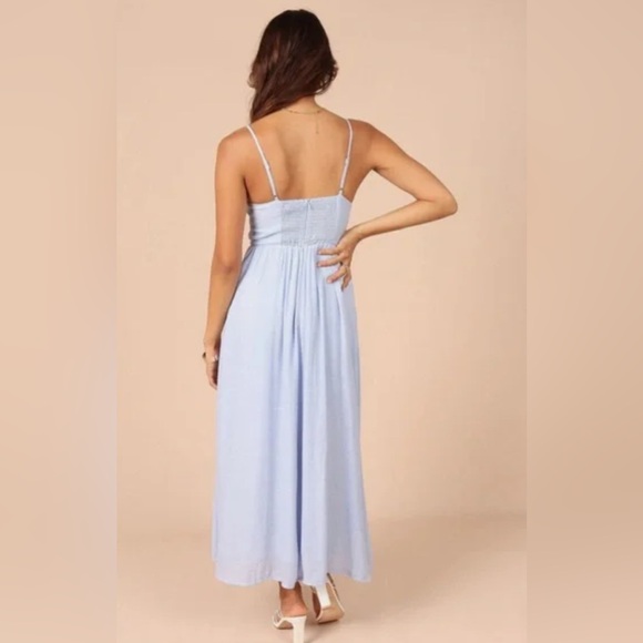 NWOT Petal & Pup Black Darcie Sweetheart Neckline Midi Dress - Picture 4 of 8